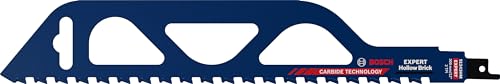 Bosch 1x EXPERT Hollow Brick S1243HM Säbelsägeblatt (für Hohlziegel-Blockstein, Länge 300 mm, Professional Zubehör...