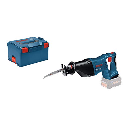 Bosch Professional 18V System Akku Säbelsäge GSA 18 V-LI (inkl. 2xSäbelsägeblatt (Holz/Metall), ohne Akkus und...