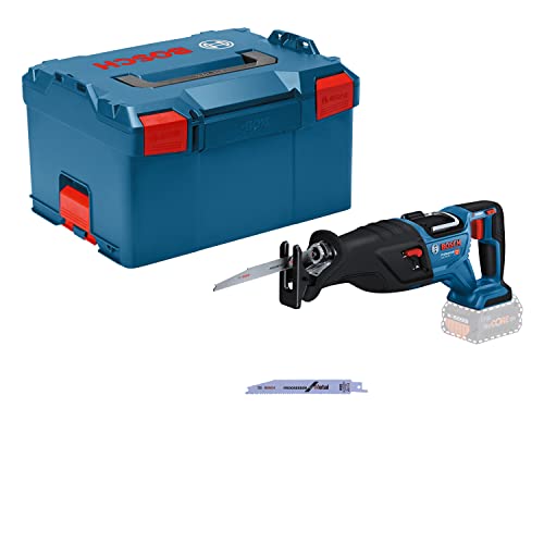 Bosch Professional BITURBO Akku-Säbelsäge GSA 18V-28 (Akkus und Ladegerät nicht enthalten, in L-BOXX), 06016C0001,...