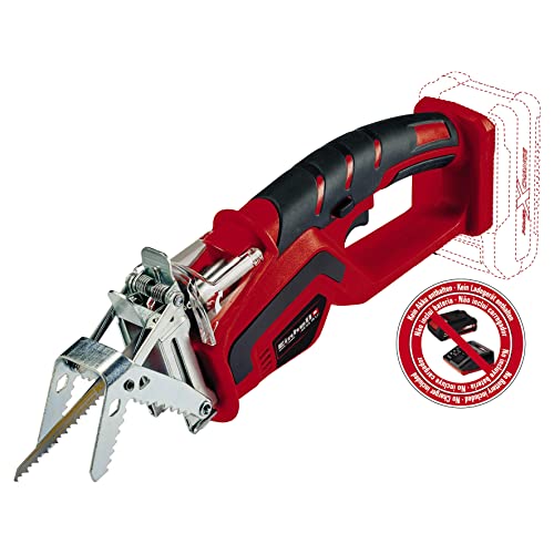 Einhell Akku-Astsäge GE-GS 18 Li – Solo Power X-Change (Lithium Ionen, 18 V, Sägeblattlänge 150 mm...