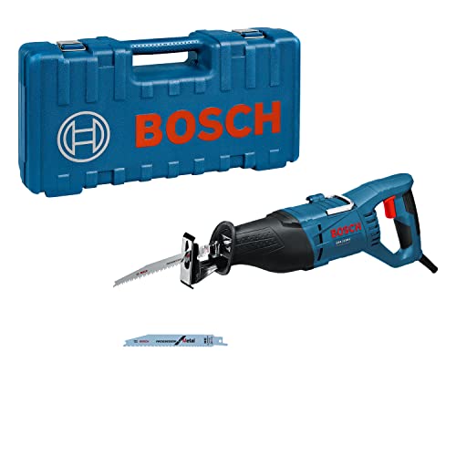 Bosch Professional Säbelsäge GSA 1100 E (Leistung 1100 Watt, inkl. 1x Säbelsägeblatt S 2345 X für Holz, 1x...